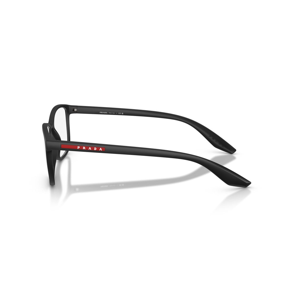 Prada Linea Rossa 0Ps 07Rv Matte Black Rectangular Eyeglasses