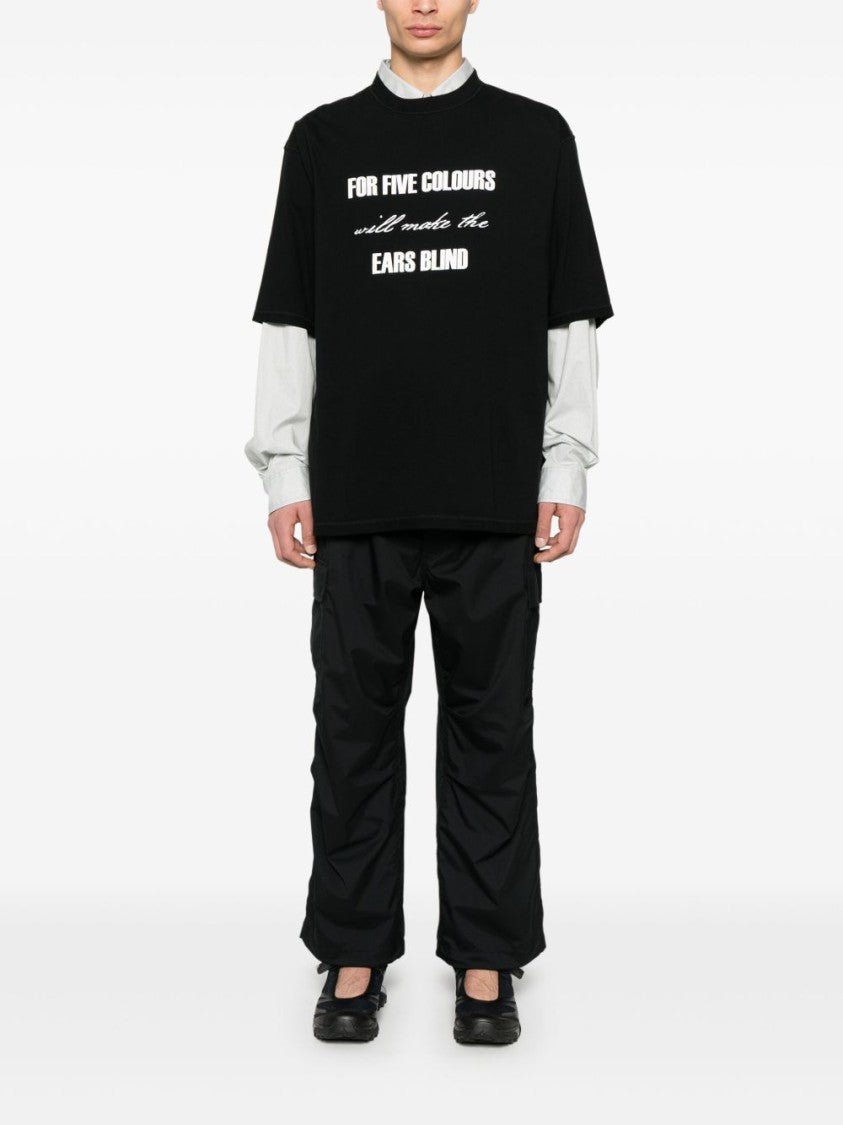 Comme Des Garçons Trousers With Concealed Fly And Functional Pockets