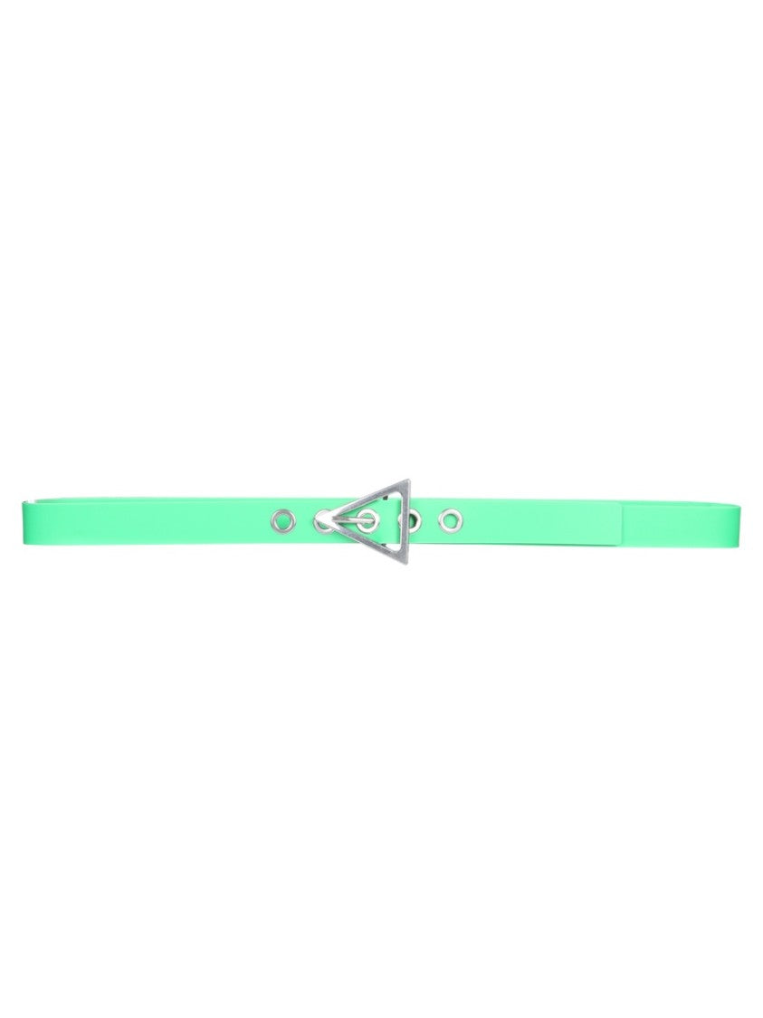 Bottega Veneta Adjustable Minimalist Belt With Polished Finish