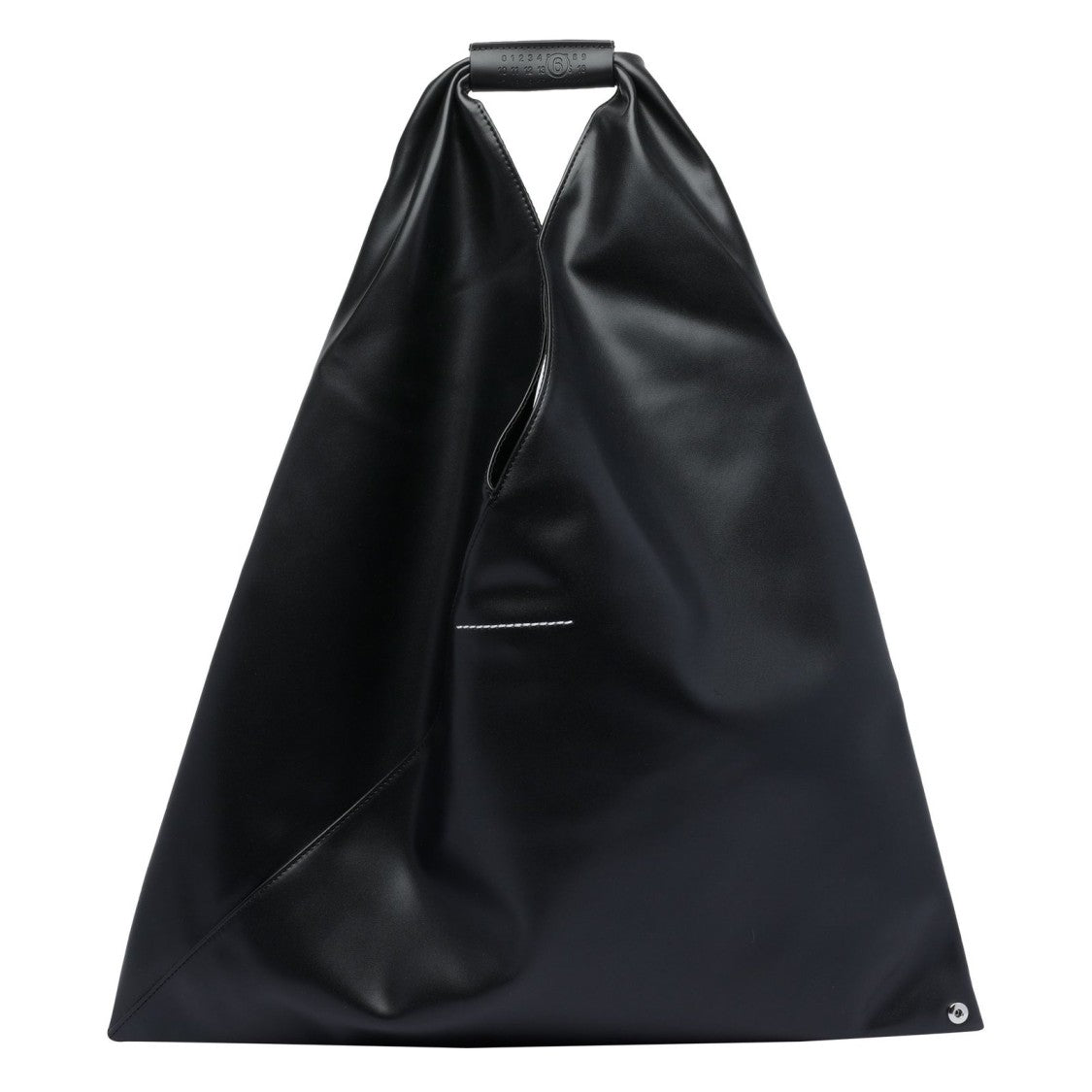 Mm6 By Maison Margiela Structured Black Bag With Smooth Texture And Clean Lines