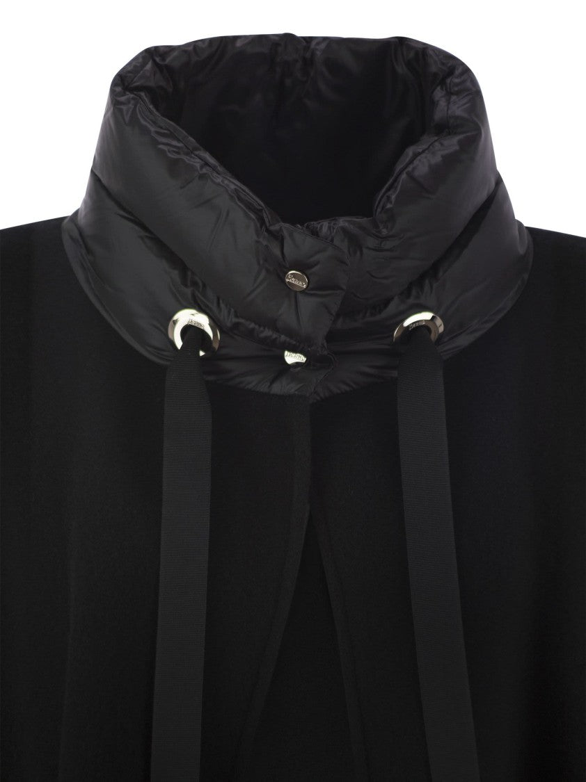 Herno Poncho Resort In Warmy E Nylon Ultralight