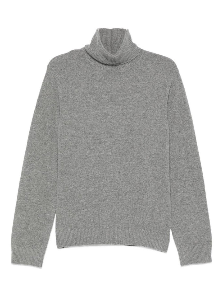 Mm6 By Maison Margiela Classic Knit Grey Sweater With Comfortable Fit