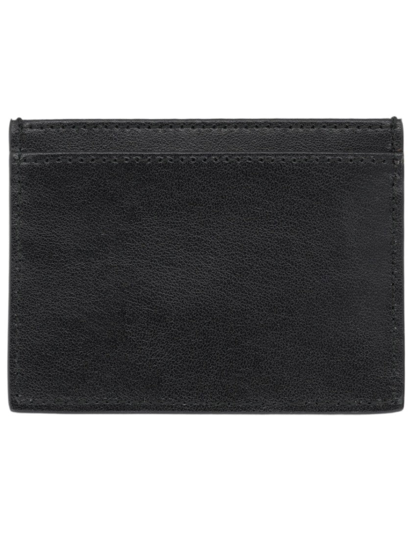 Vivienne Westwood Rectangular Cow Leather Wallet With Silver Accents