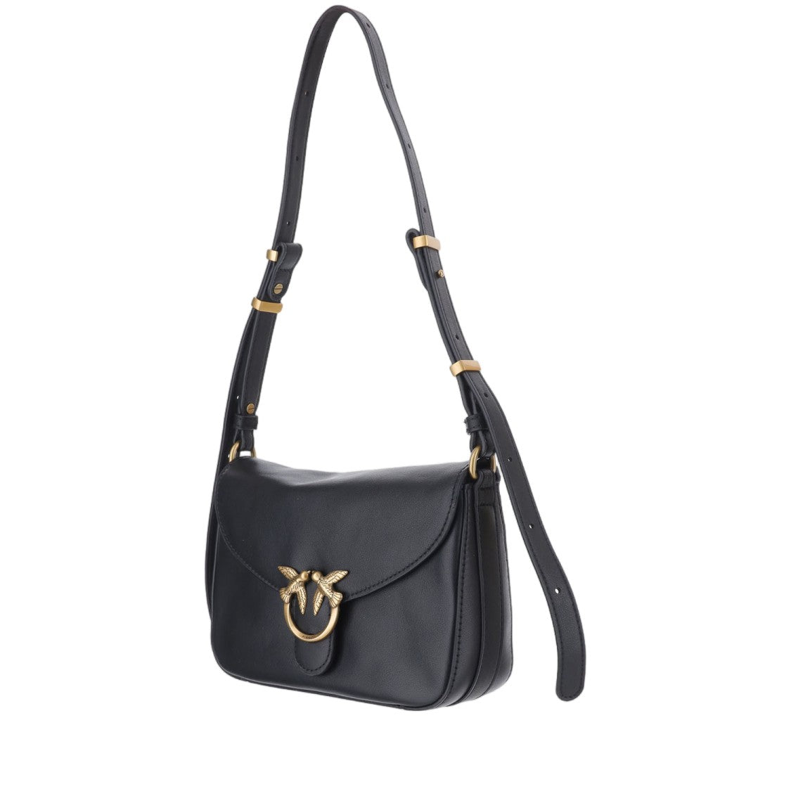 Pinko Structured Clasp Shoulder Bag
