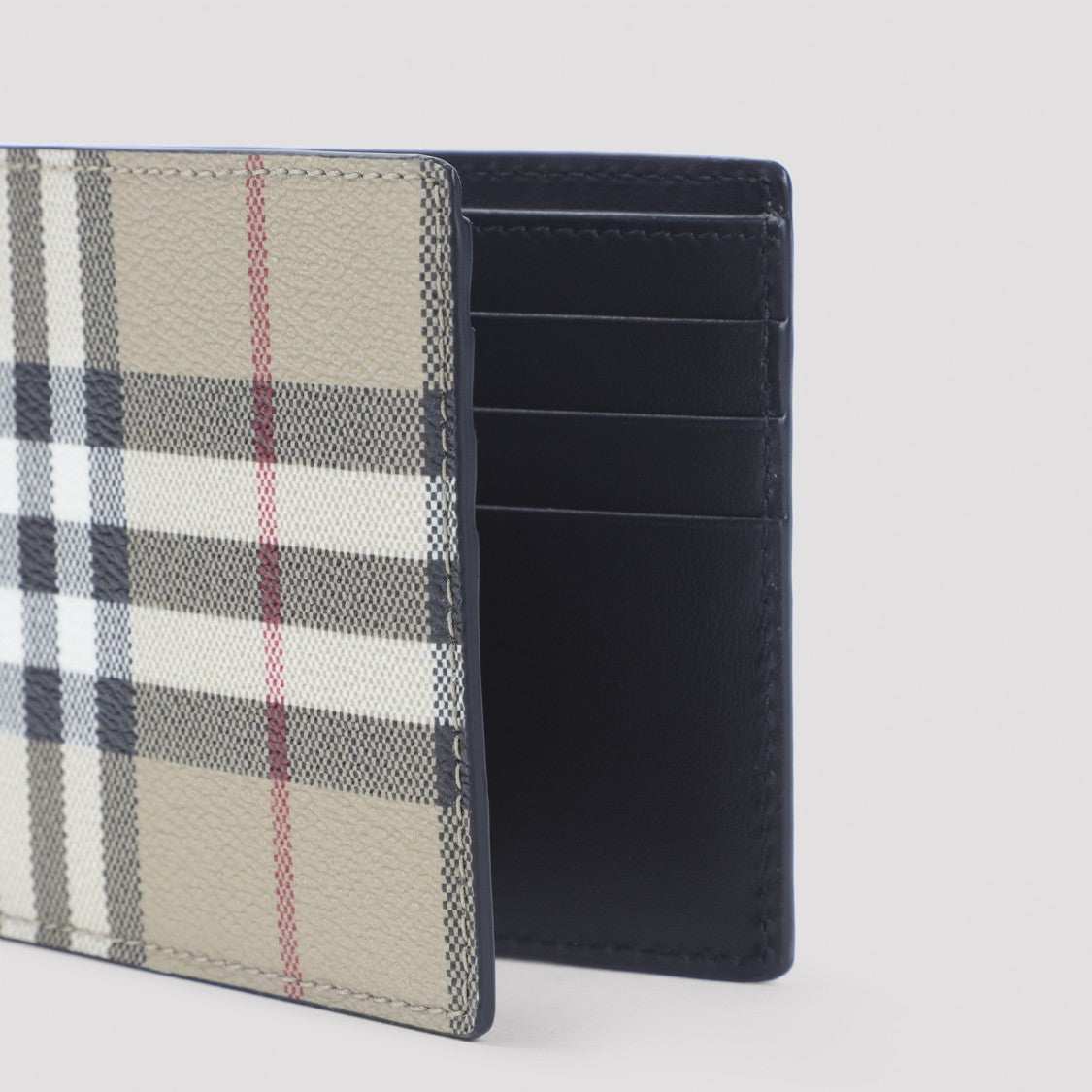 Burberry Hipfold Beige Polyurethane Wallet