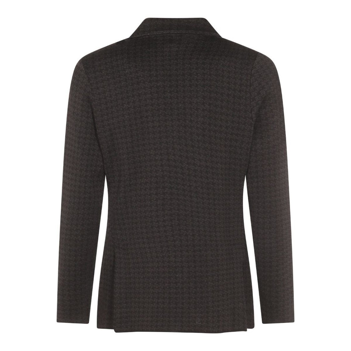 Lardini Double-Breasted Textured Houndstooth Blazer