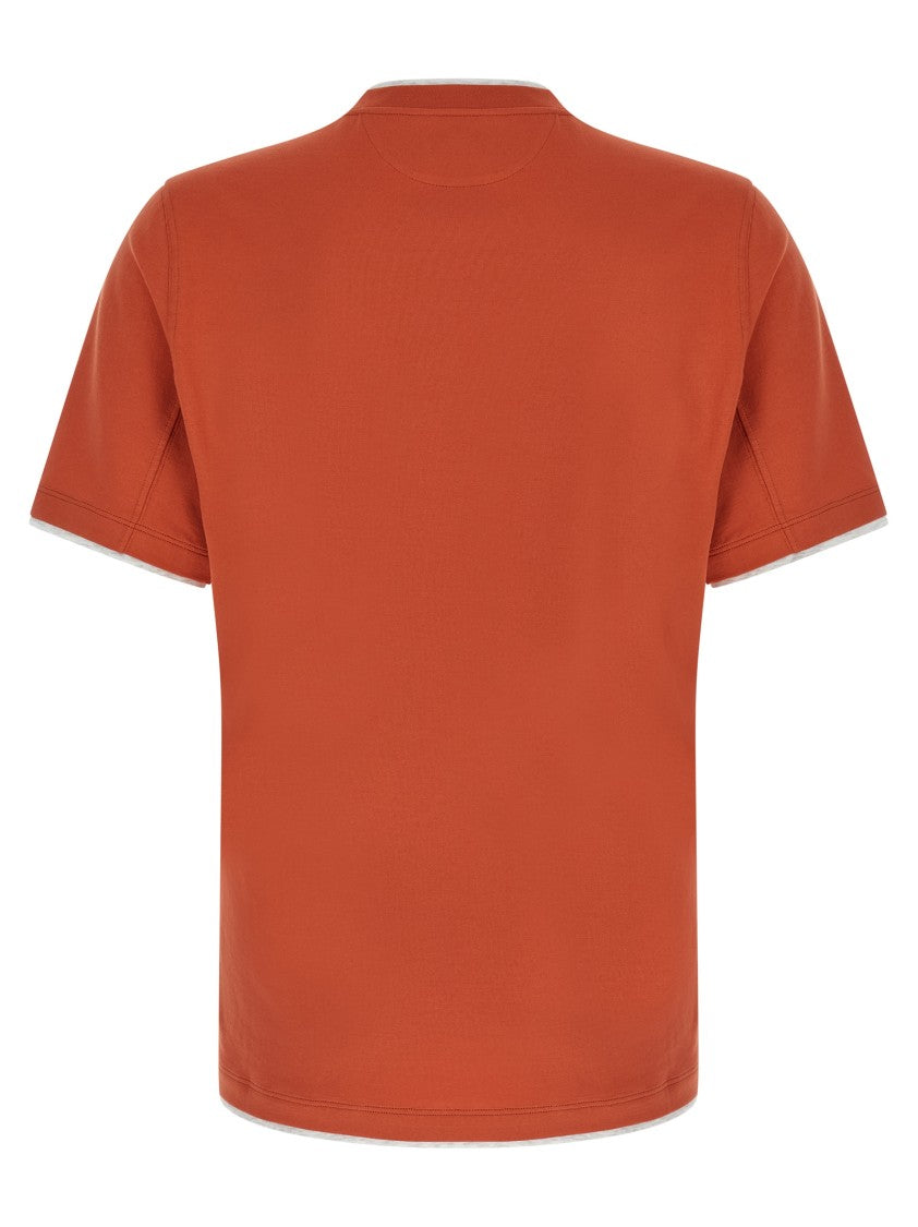 Brunello Cucinelli Double Layer T-Shirt