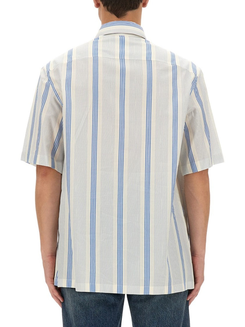 Etro Vertical Striped Cotton Shirt