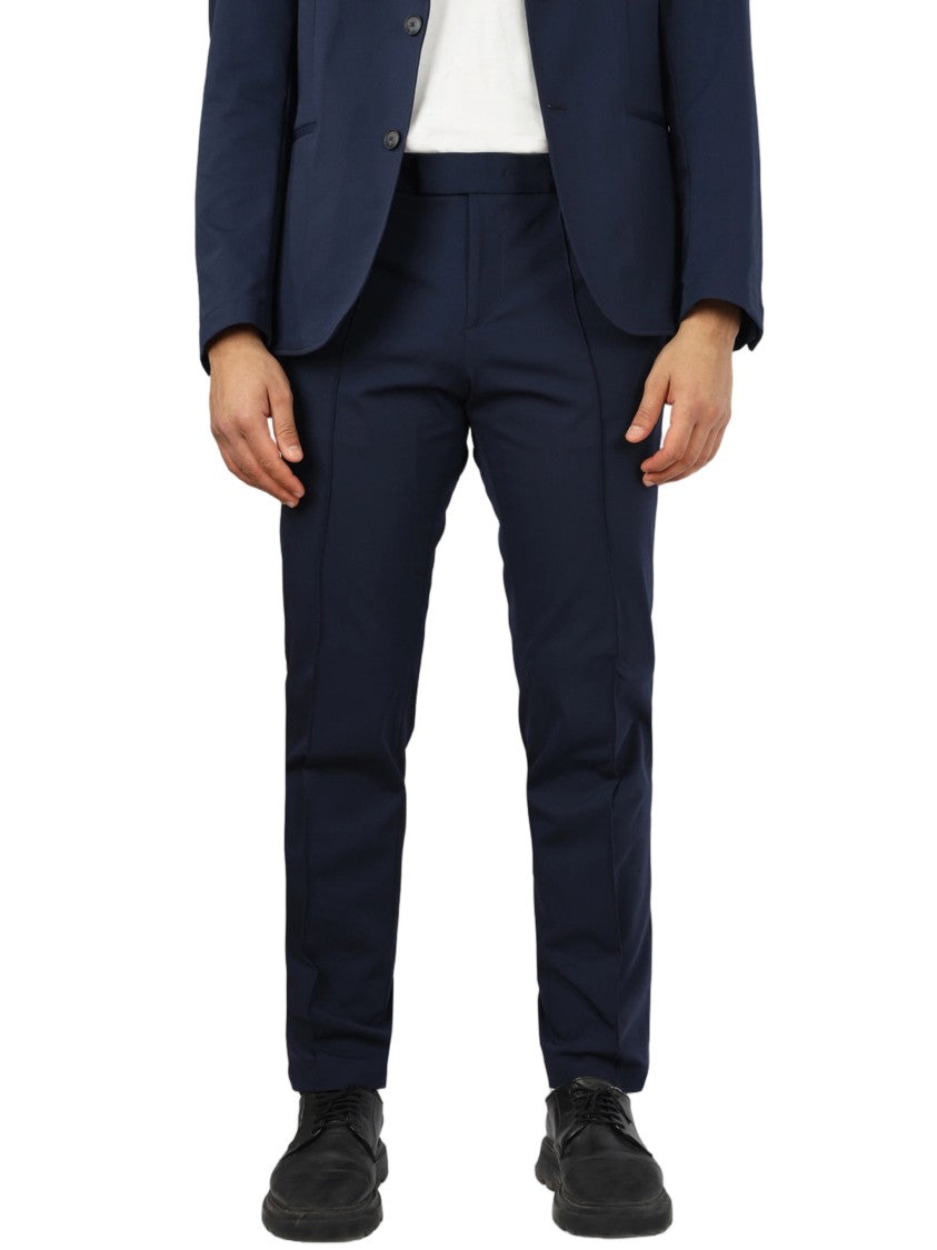 Hugo Boss Blue Tailored Slim Two-Piece Polyamide Suit