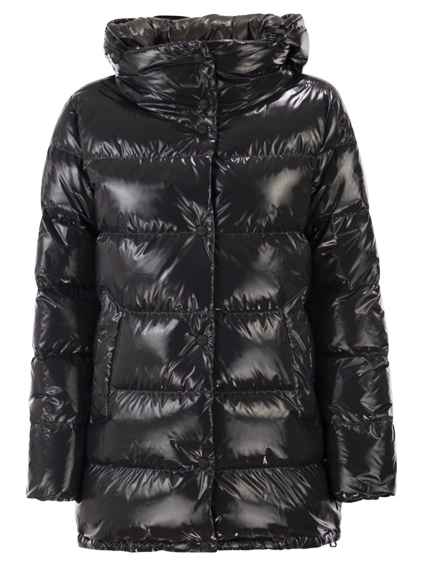 Herno Glossy Nylon Down Jacket