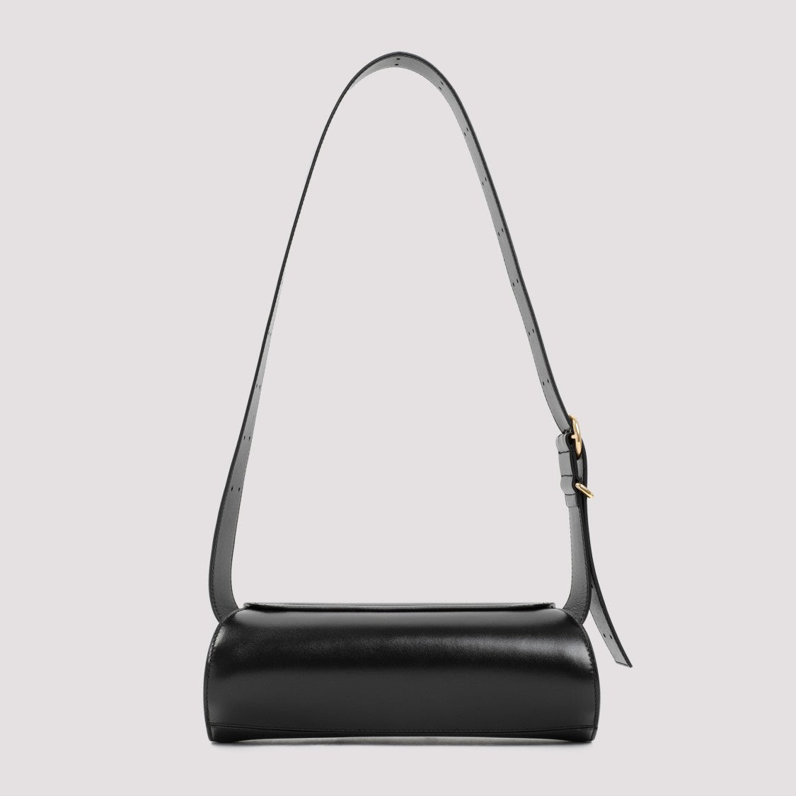 Jil Sander Black Leather Cannolo Bag