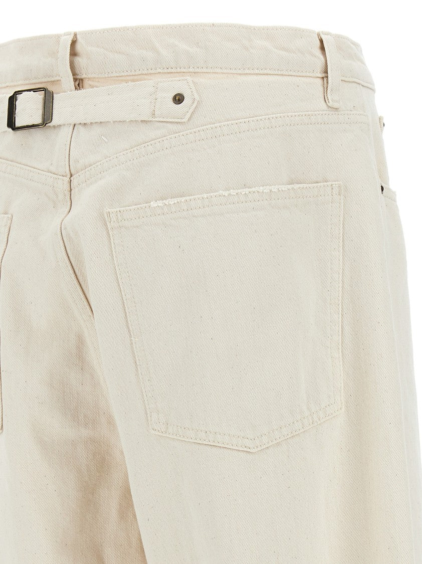 Maison Margiela Distressed Cotton Denim Jeans