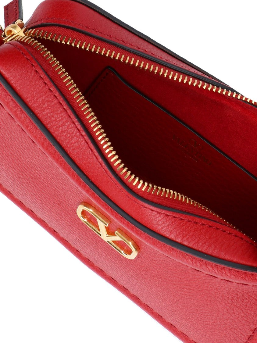 Valentino Garavani "Alltime" Mini Crossbody Bag – Red
