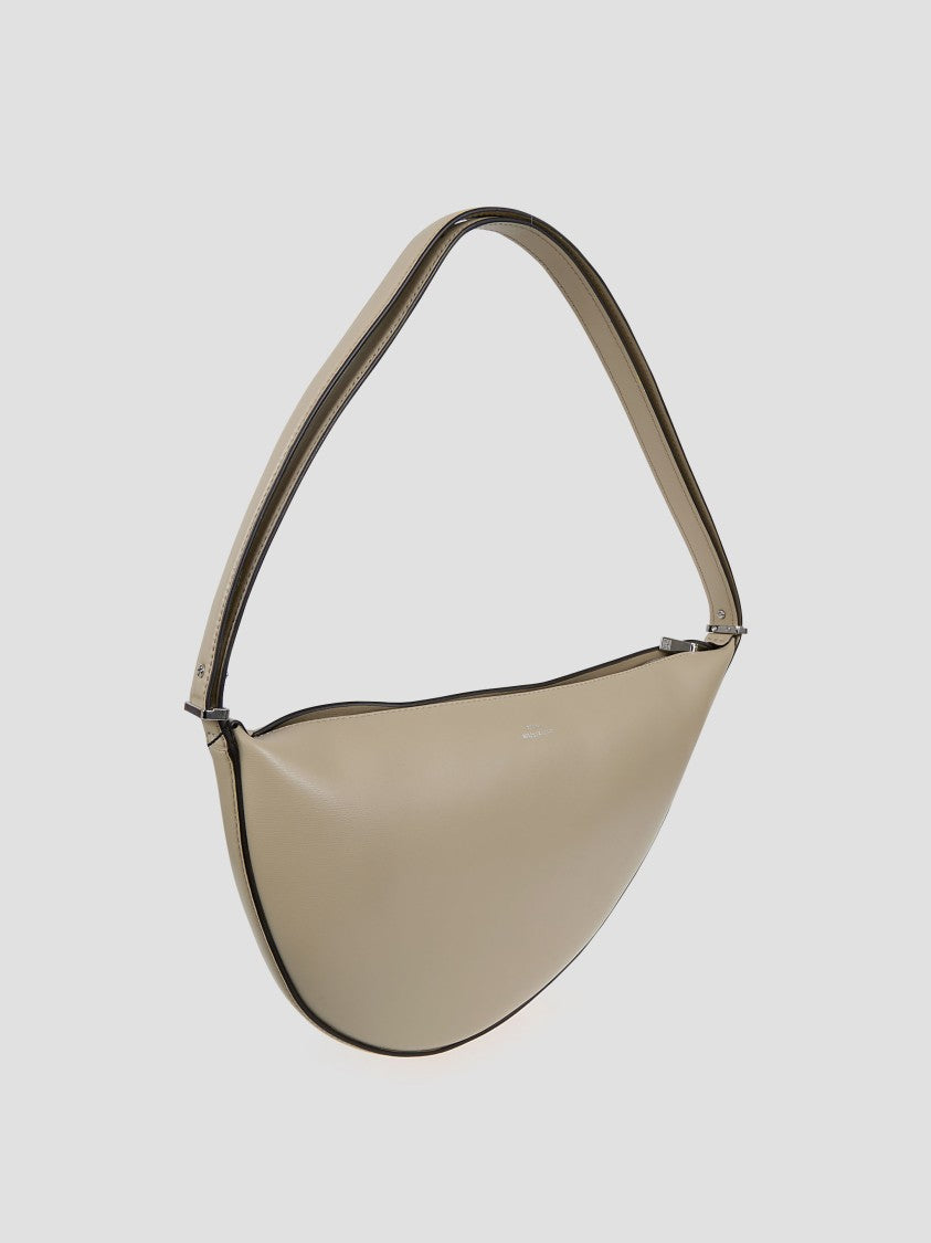 Totême Crescent-Shaped Sling Bag In Smooth Leather