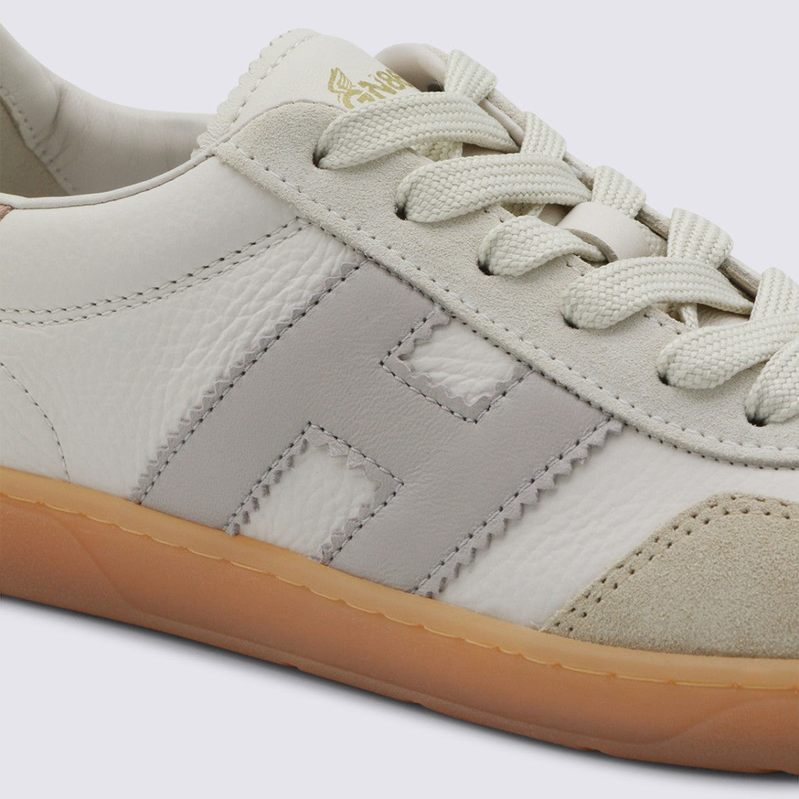 Hogan White Leather Cool Sneakers