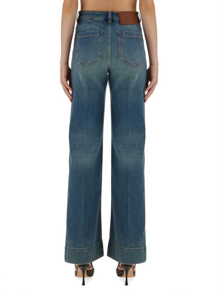 Victoria Beckham "Alina" Flare Jeans
