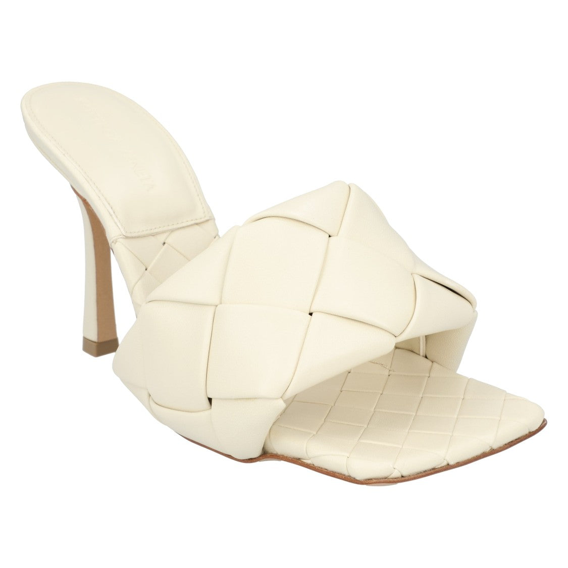 Bottega Veneta Lido Mule White