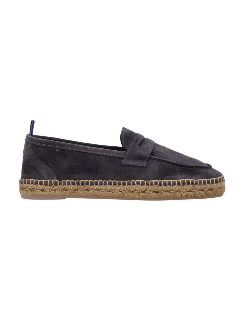 Castaner Suede Slip-On Shoes With Jute-Wrapped Sole