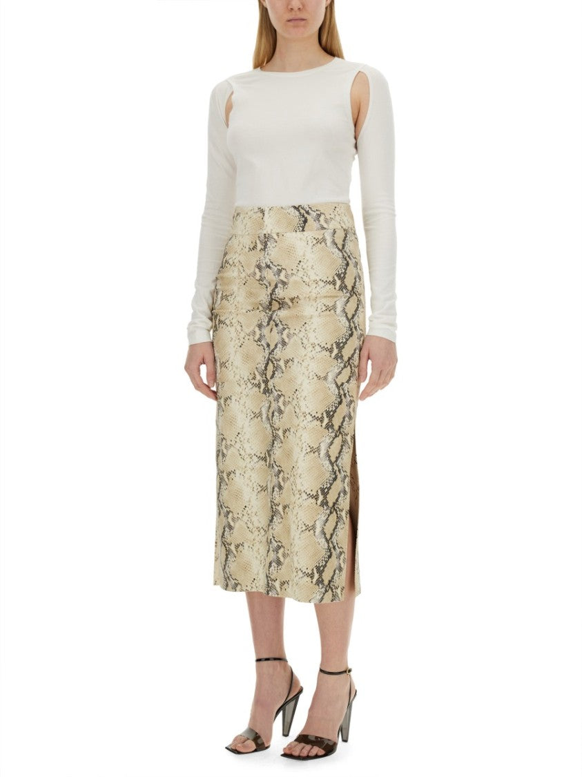 Helmut Lang Long-Sleeved Cut-Out Top With Edgy Silhouette