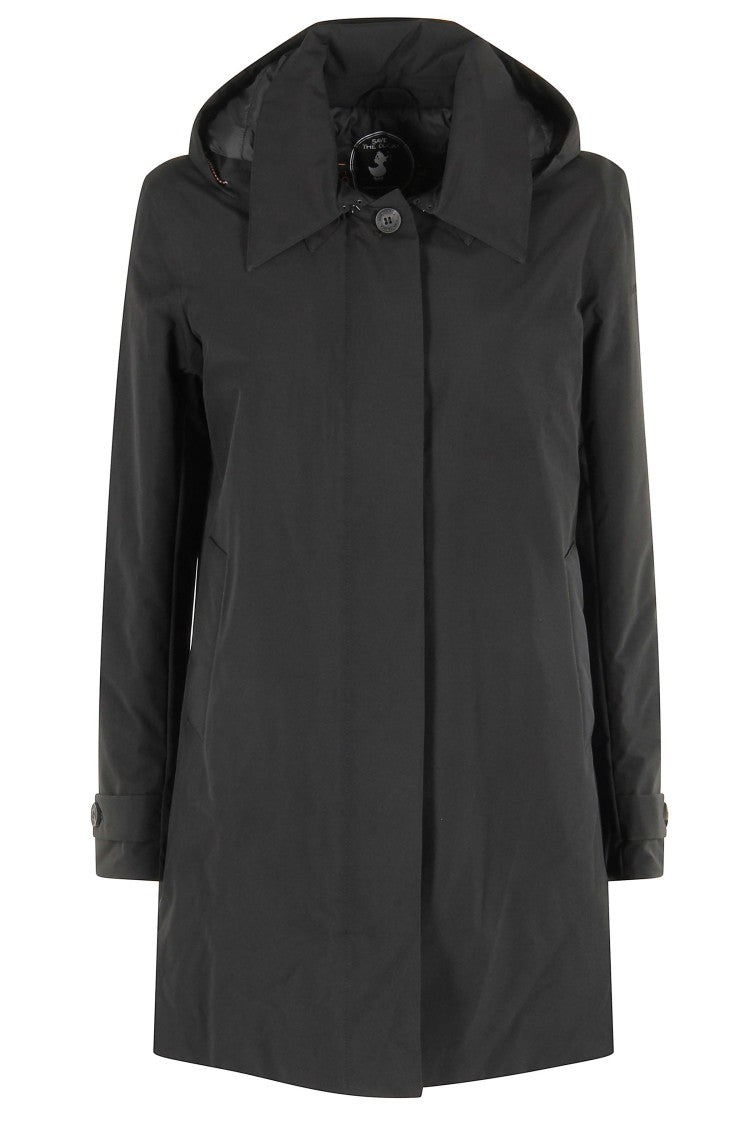 Save The Duck Padded Short Coat With Reversible Collar