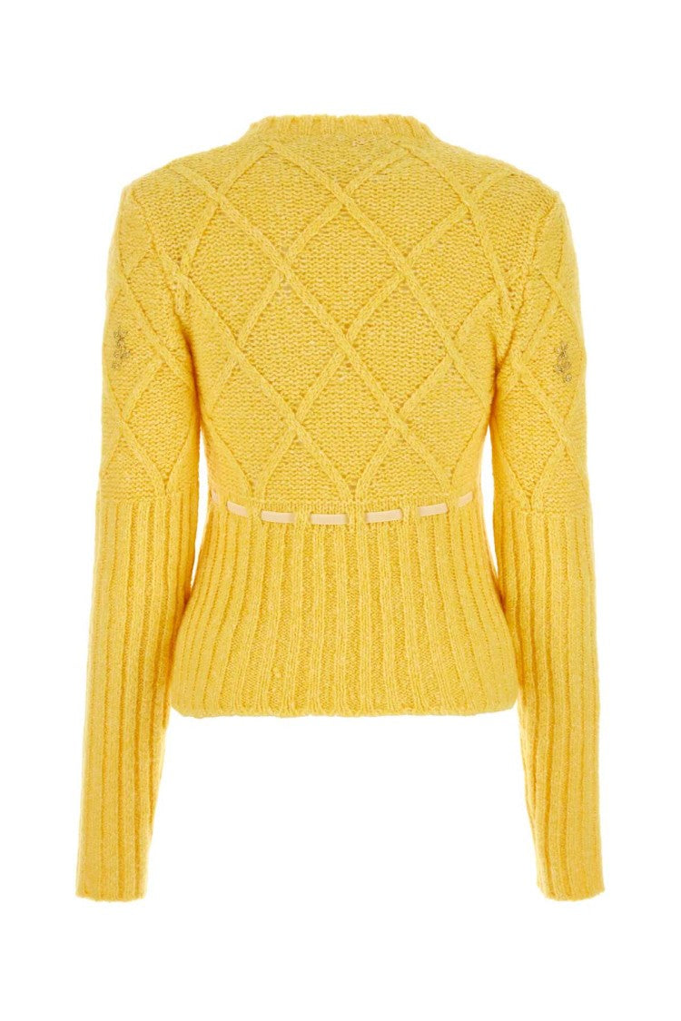 Cormio Yellow Wool Blend Sweater