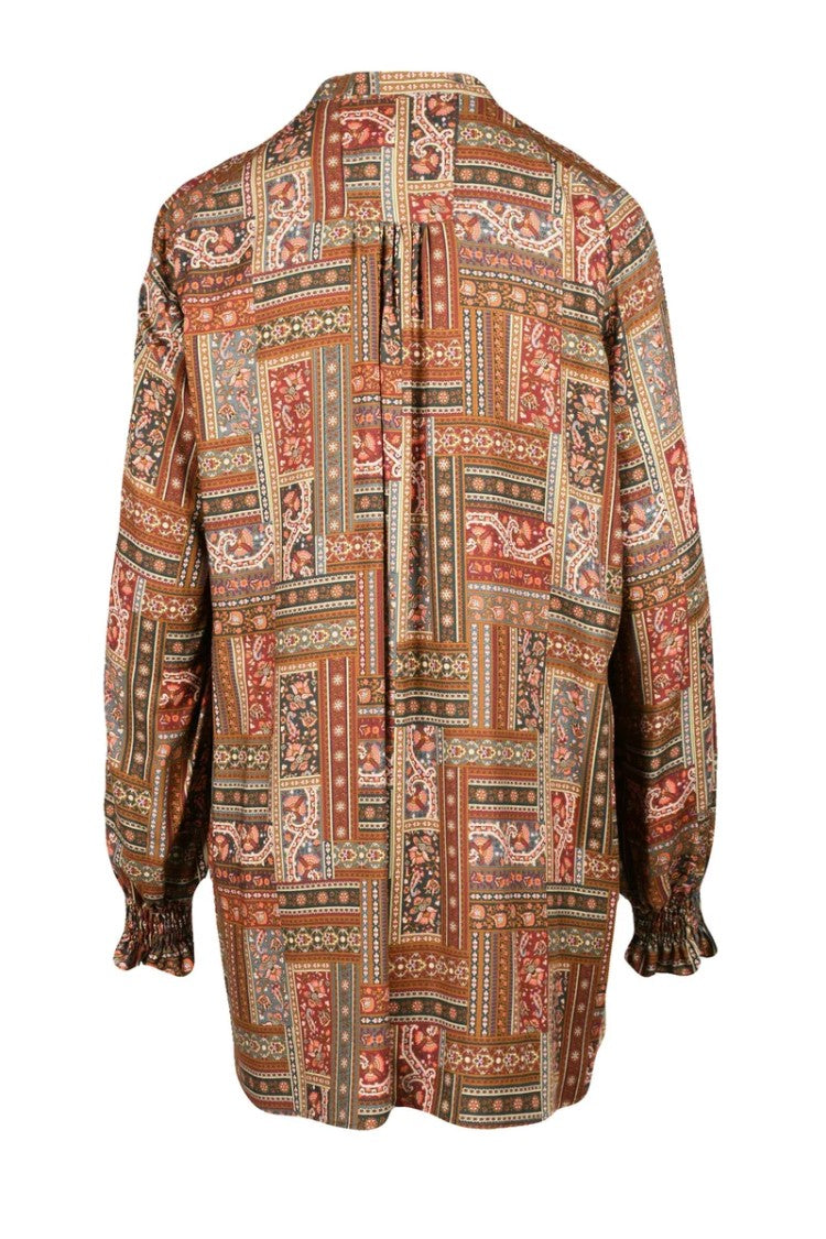 Trame Auree Viscose Shirt - Red