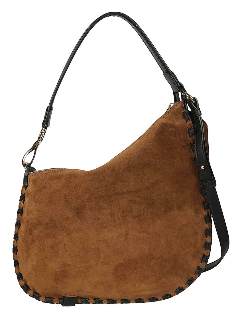 Orciani Chaos Medium Crescent Calfskin Shoulder Bag