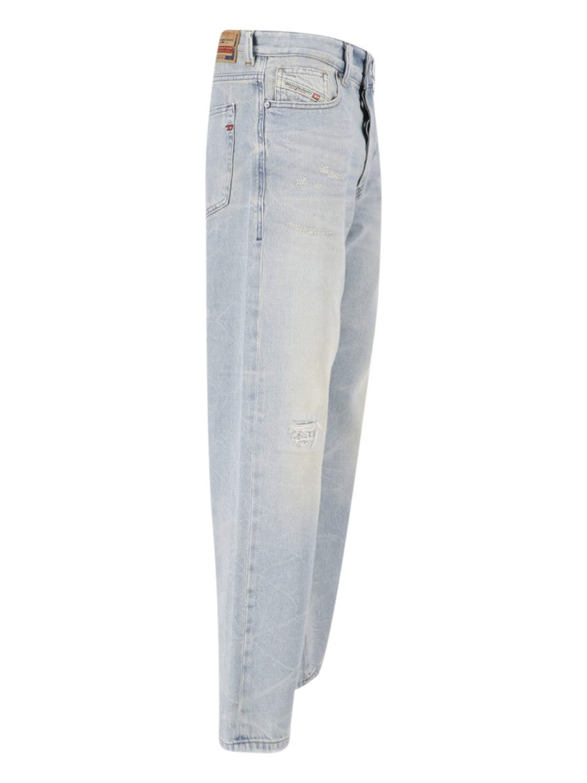 Diesel Light Blue 1988 D-Ark Straight Jeans