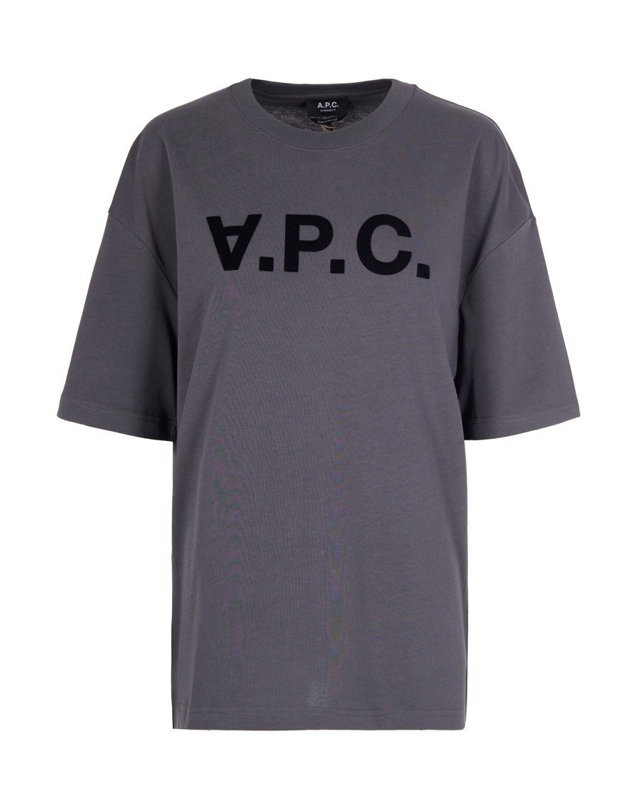 A.P.C. Flocked Logo T-Shirt