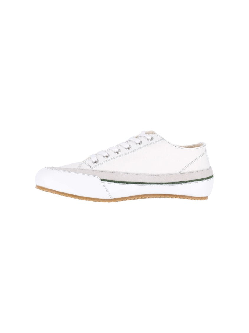 Maison Margiela White Cotton Traveler Sneakers