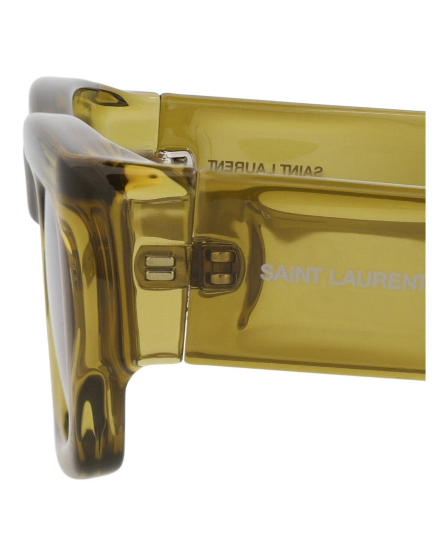 Saint Laurent Round-Frame Bio Injection Sunglasses