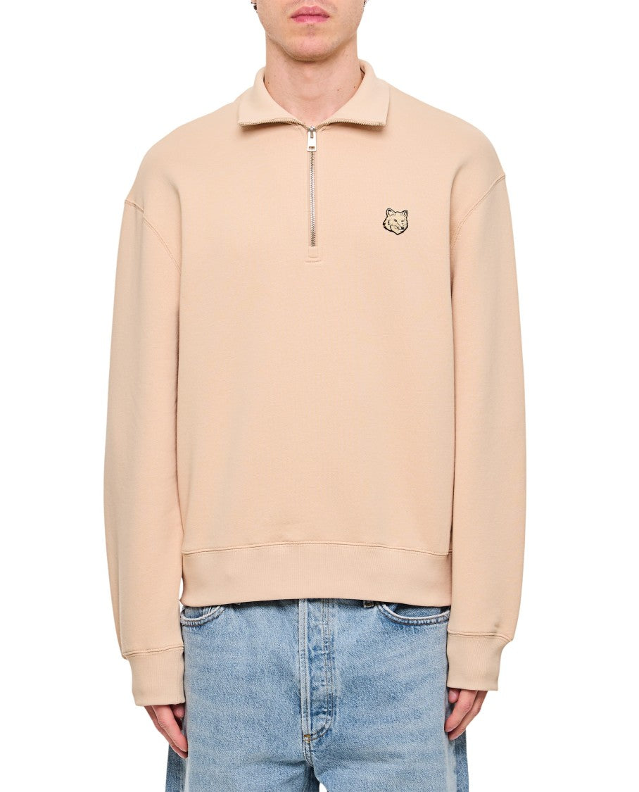 Maison Kitsuné Sweatshirt With Metal Zip
