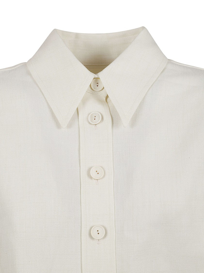 Fabiana Filippi Cropped Button-Up Jacket With Structured Collar