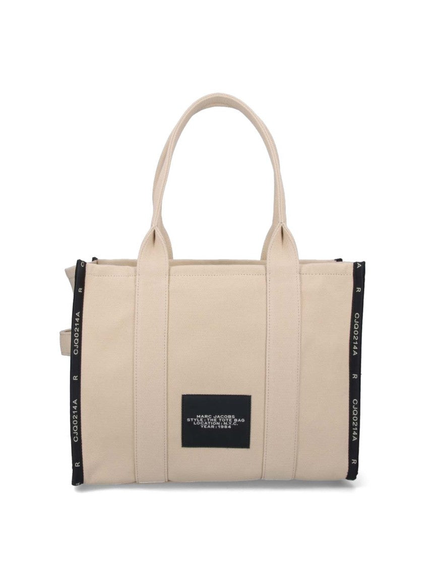 Marc Jacobs Large 'The Jacquard Tote' Bag – Beige