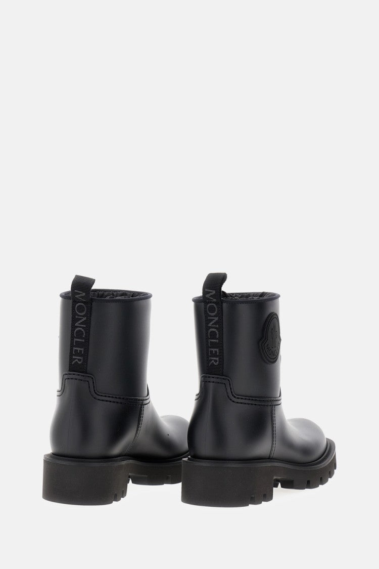 Moncler Black High Rain Boots