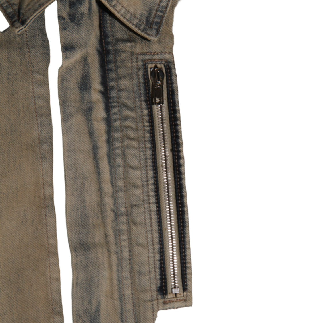 Drkshdw By Rick Owens Gradient Washed Effect Jacket With Classic Collar