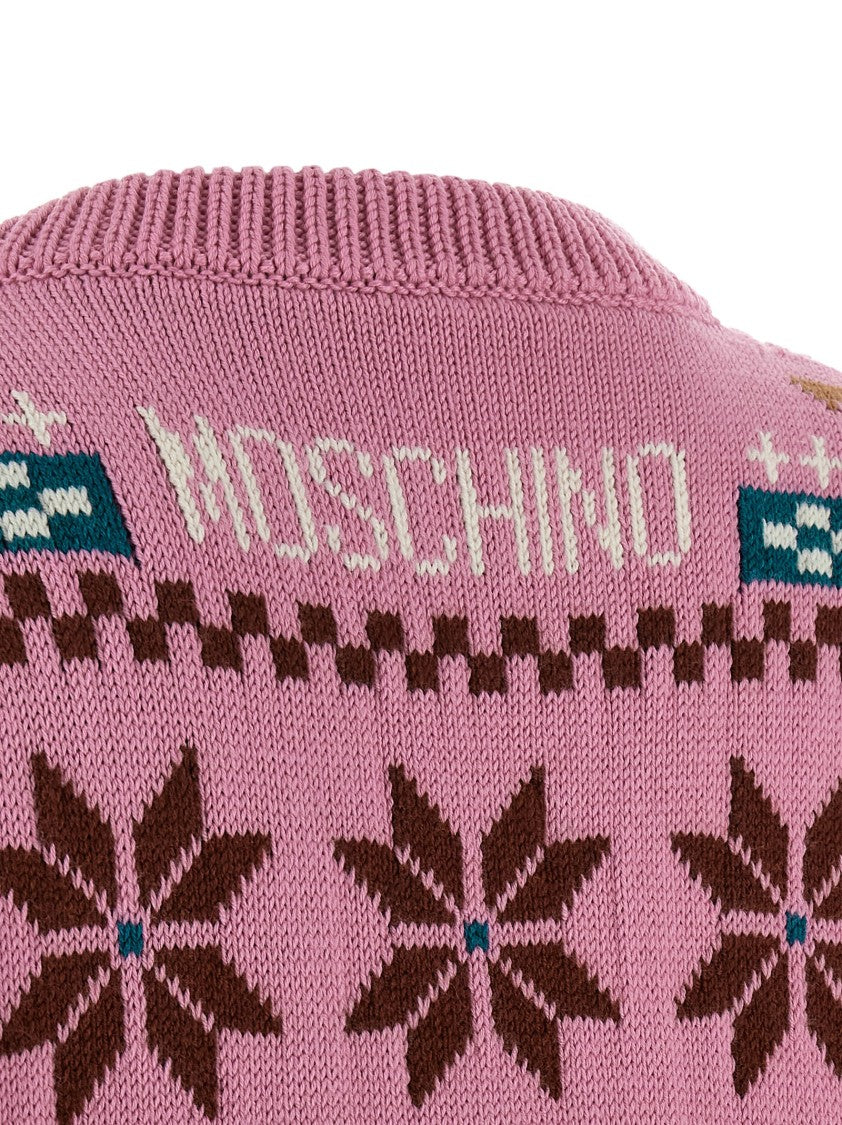 Moschino Intarsia Wool Sweater