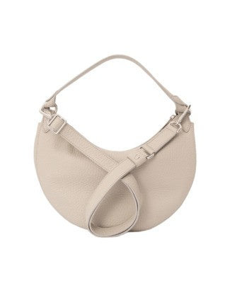 Orciani Crescent-Shaped Handbag In Smooth Leather