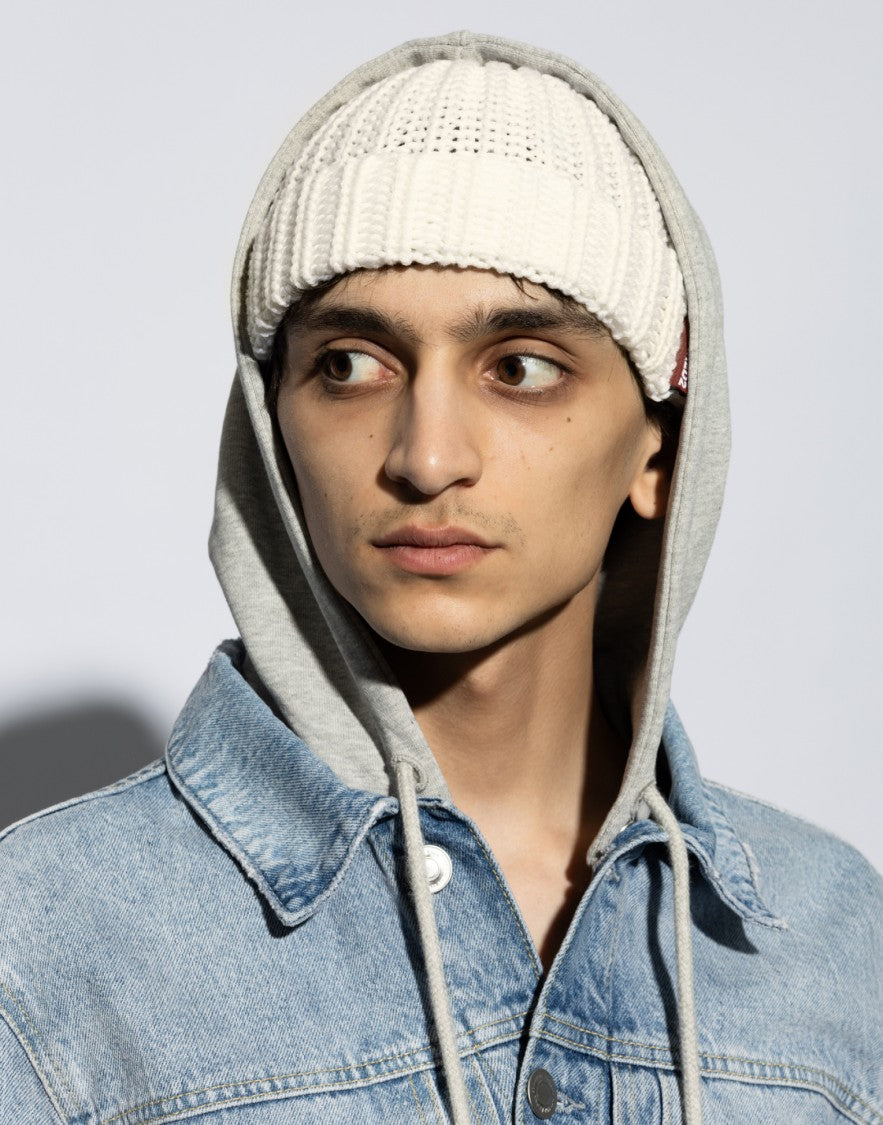 Dsquared2 Logo Tag Knit Wool Beanie