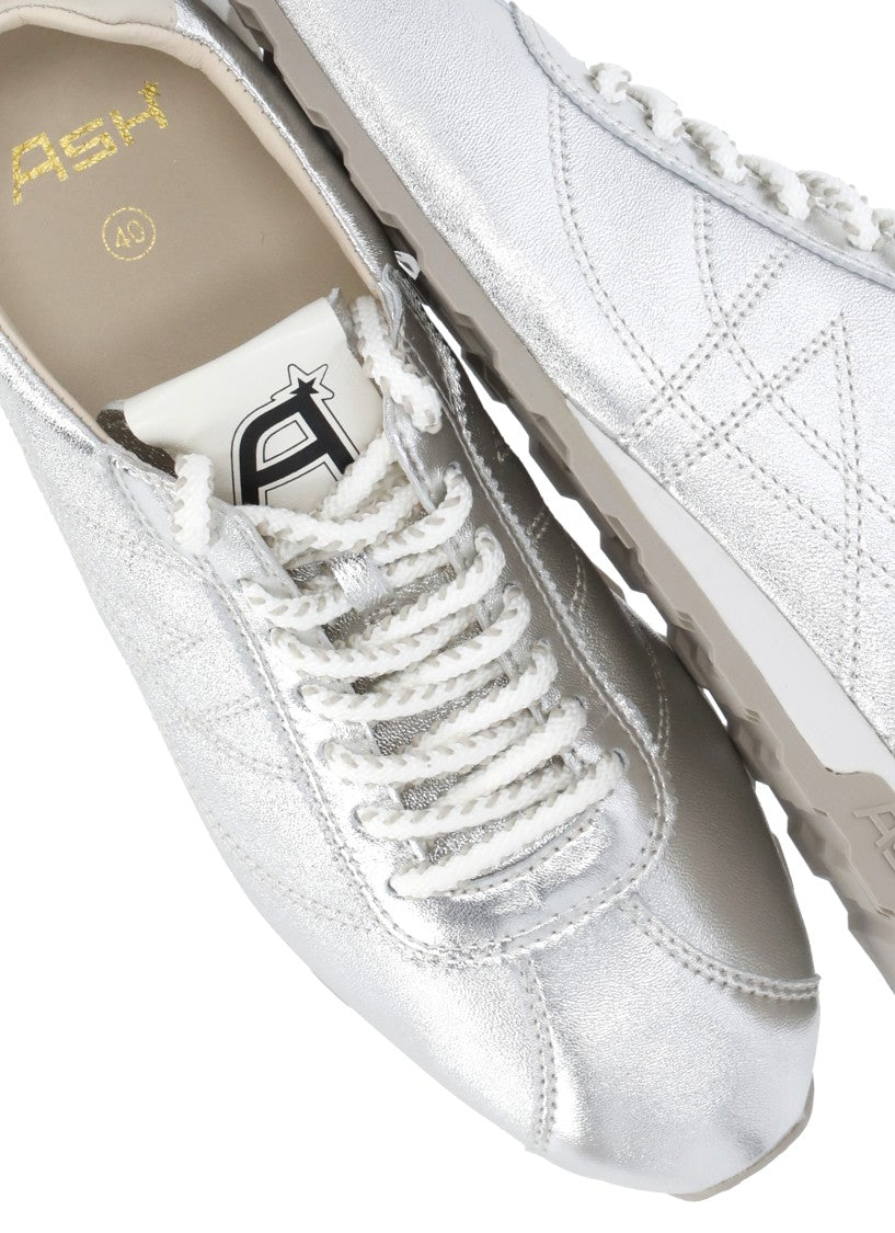 Ash Silver Kill Bill Leather Sneakers