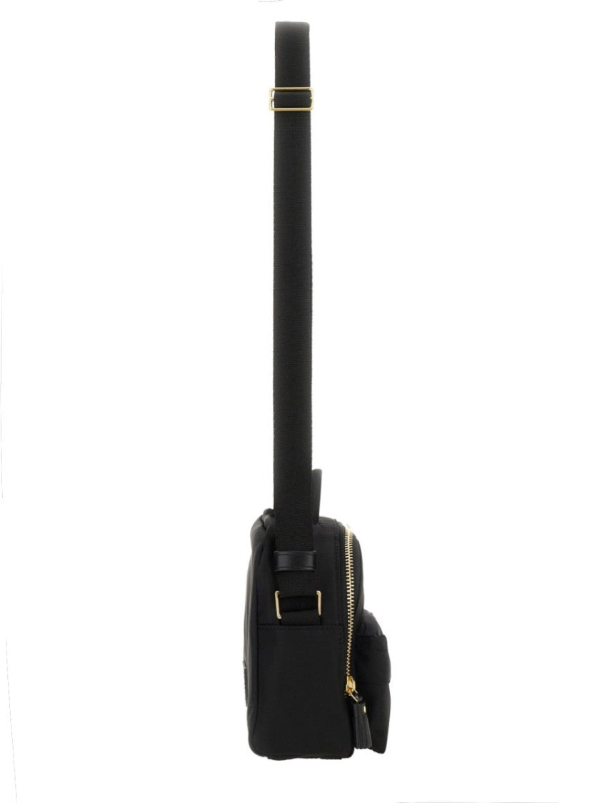 Anya Hindmarch Rectangular Crossbody Bag With Eye Motifs And Gold-Tone Accents