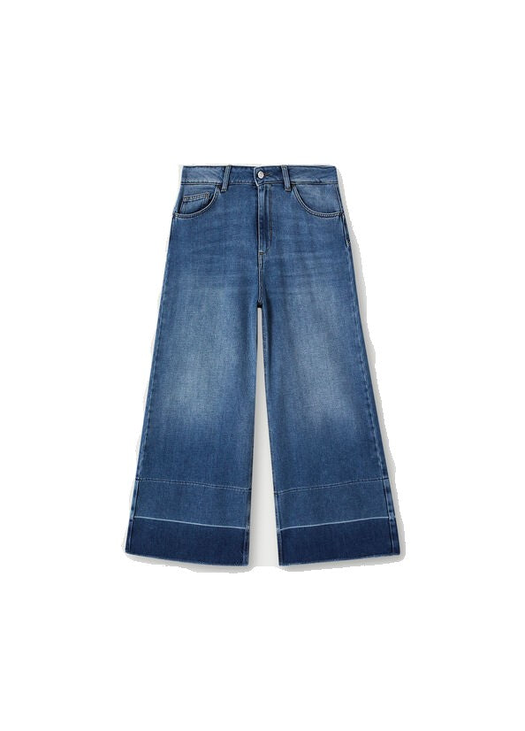 Liu Jo Wide Leg High Waist Denim Jeans