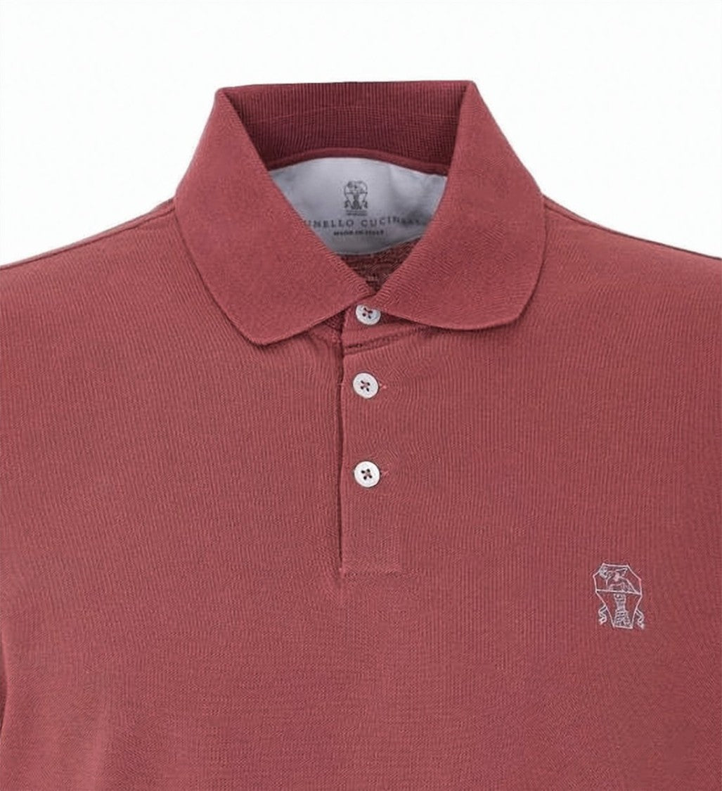 Brunello Cucinelli Soft Textured Polo Shirt