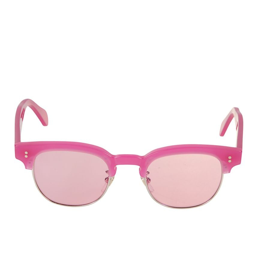 Kador Woody Cm Translucent Pink Clubmaster Sunglasses