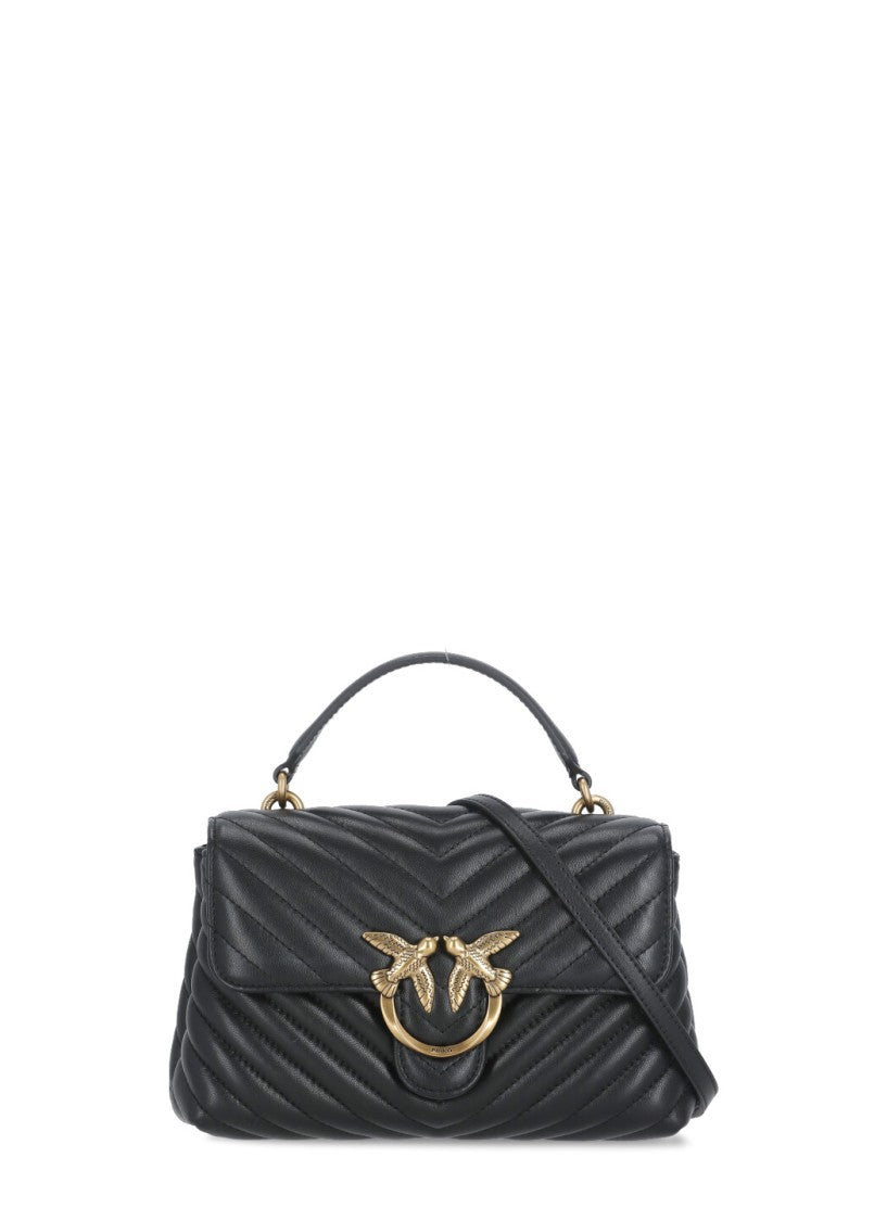 Pinko Black Lady Love Puff Mini Bag