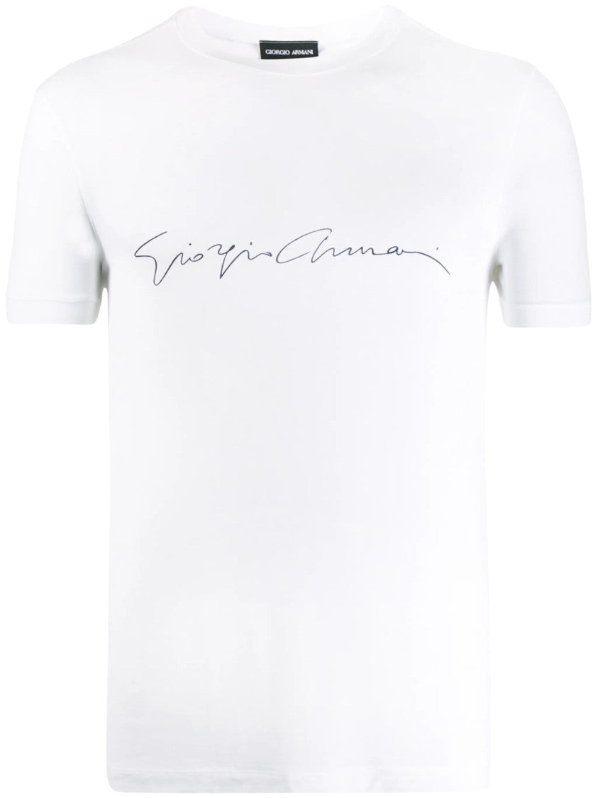 Giorgio Armani Signature Print T-Shirt