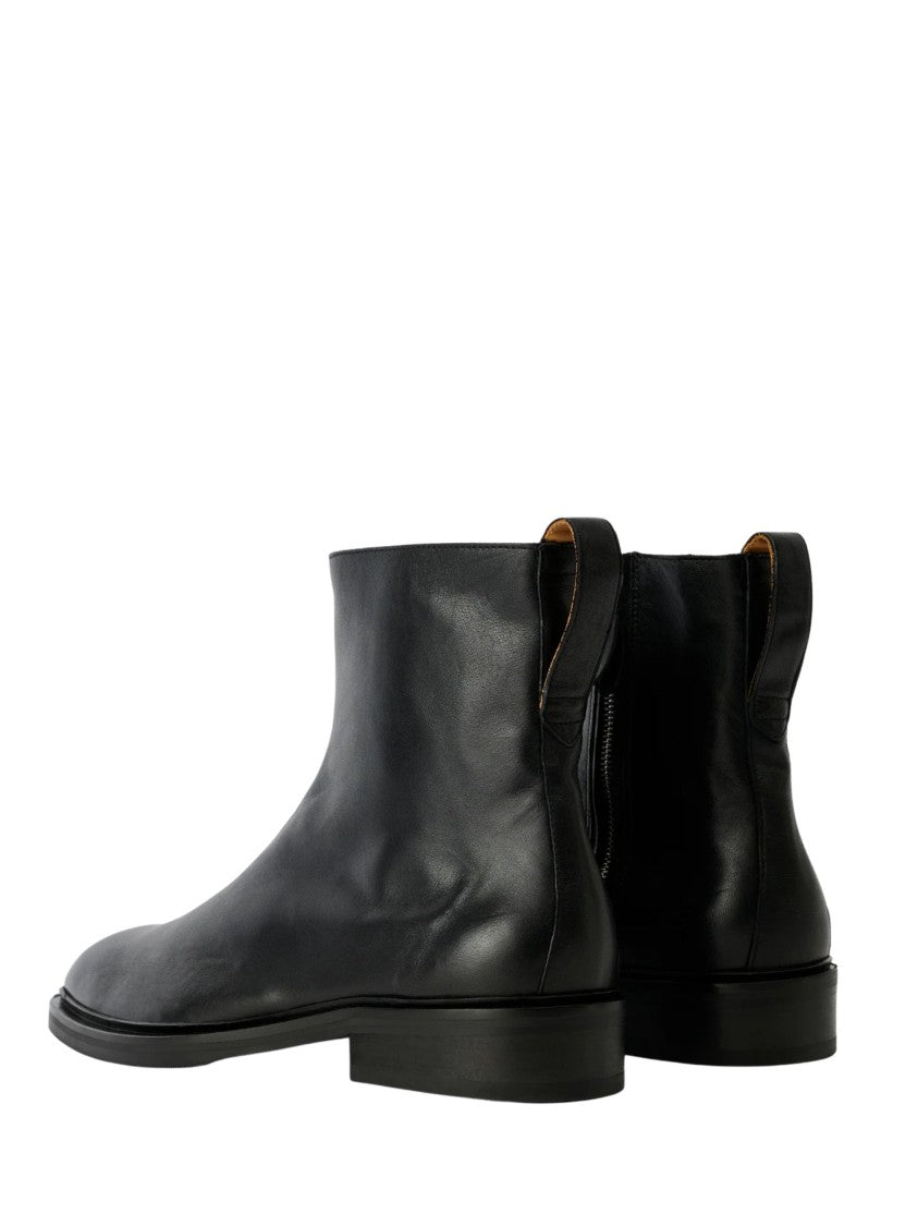 Our Legacy Daimono Black Leather Square Boots