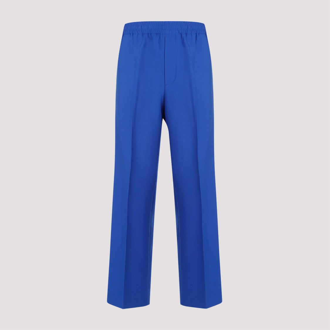 Gucci Straight Electric Blue Cotton Pants