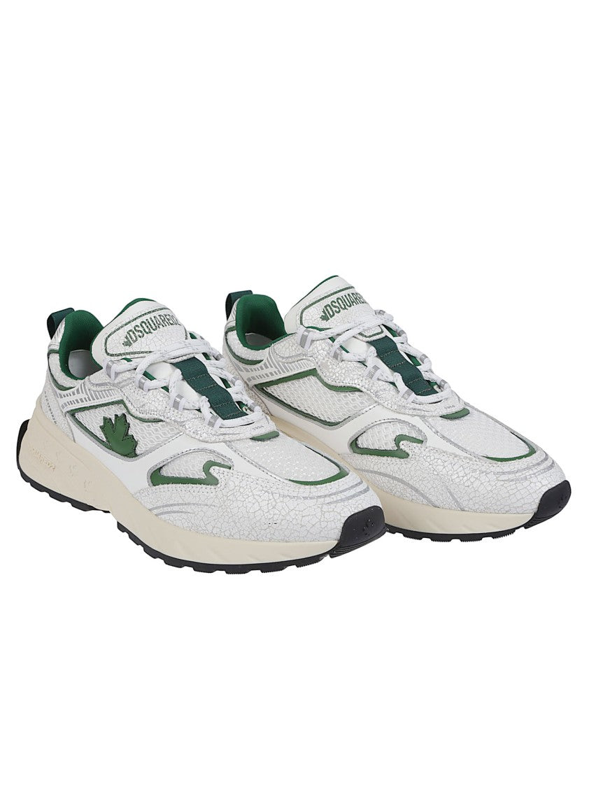 Dsquared2 Sprinter Lace-Up Calf Leather Sneakers