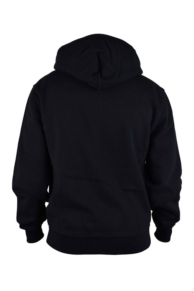 Burberry Hooded Black Cotton Vest With Embroidered Logo